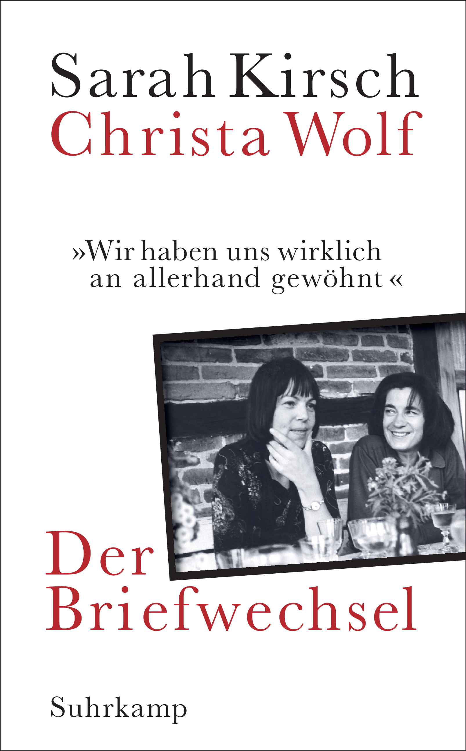Briefwechsel zwischen Sarah Kirsch und Christa Wolf