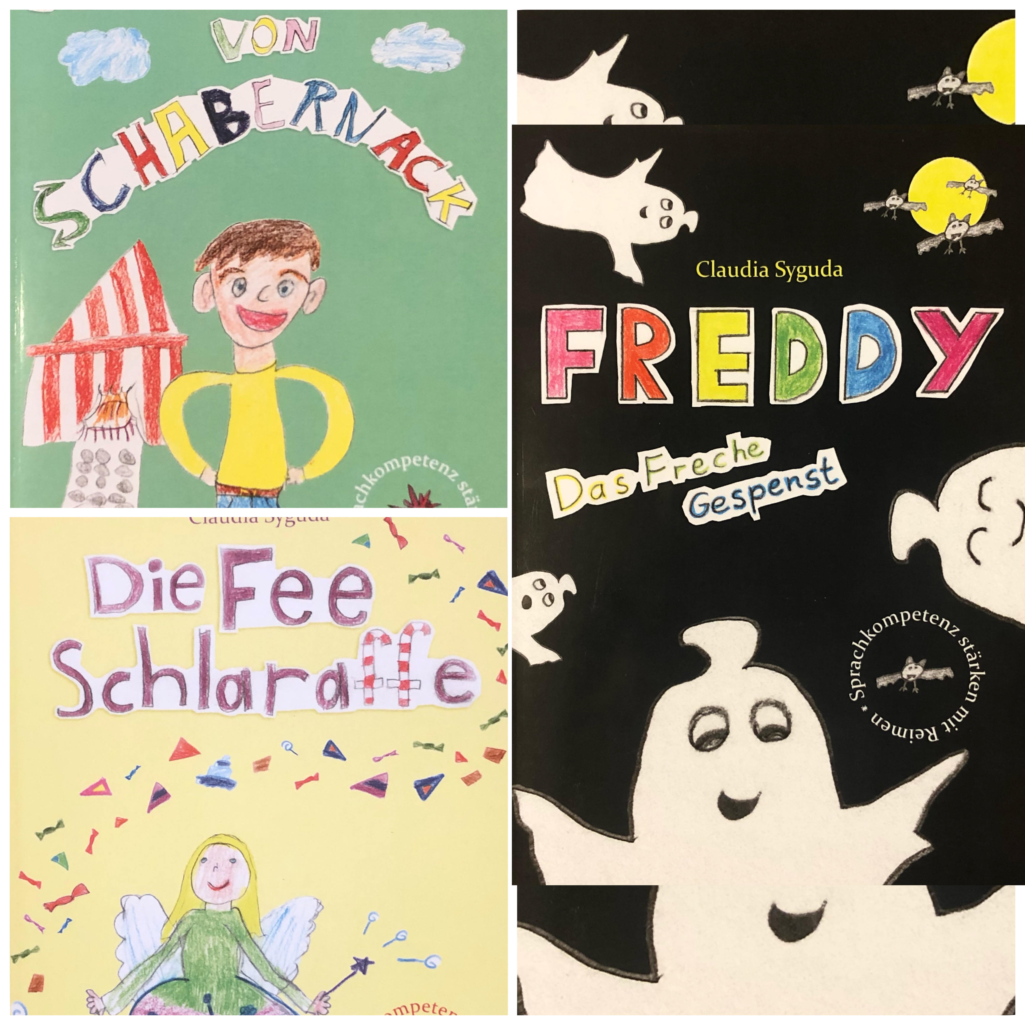 Drei Kinderbücher voller Reime: der freche Freddy, Ritter Max und die Fee Schlaraffe