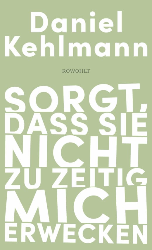 Sorgt, dass Sie nicht zu zeitig mich erwecken