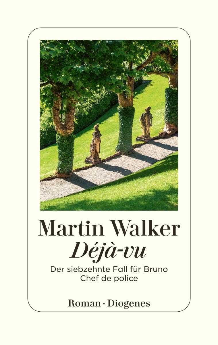 Cover des Krimis „Déjà-vu“ von Martin Walker mit Bruno im Fokus