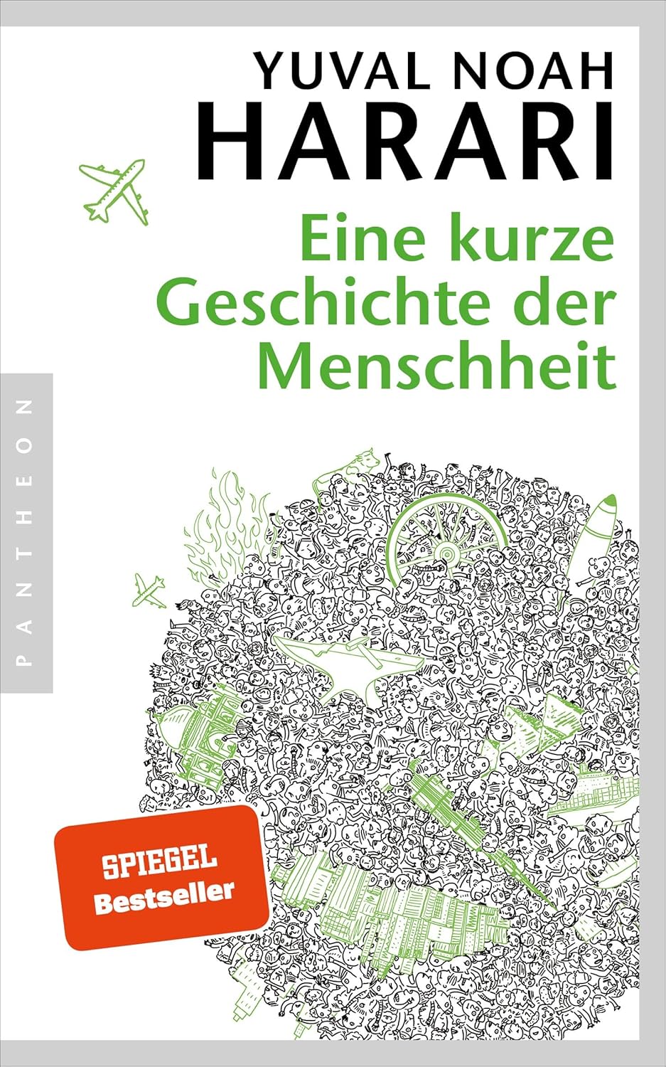 Buchcover „Eine kurze Geschichte der Menschheit“ von Yuval Noah Harari
