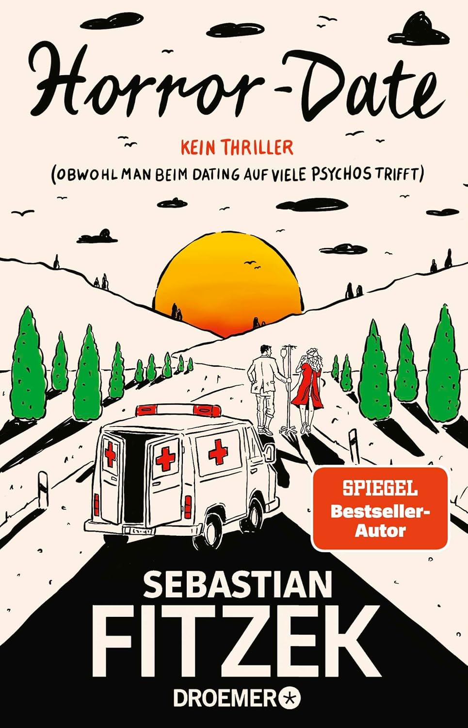 Buchcover „Horror-Date“ von Sebastian Fitzek – humorvoller Roman über Liebe und Tod